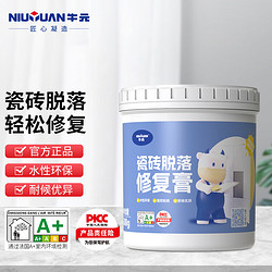 NIU YUAN 牛元 瓷砖大理石坑洞缝隙地板砖修复膏修补瓷砖胶 500g