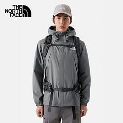 THE NORTH FACE 北面 沖鋒衣男戶外舒服防風硬殼夾克外套7QOH 灰色/0UZ L