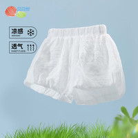 贝贝怡儿童短裤女孩2024夏季休闲宽松舒适五分花苞裤子女童