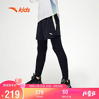 ANTA 安踏 儿童裤子男大童夏季透气速干跑步运动裤两件套装352425501
