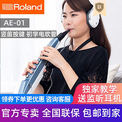 Roland 罗兰 电吹管AE01c电子吹管萨克斯智能成人吹奏乐器初学AE10