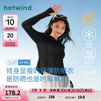 热风(Hotwind)外套女2024年夏季新款女士修身款显瘦凉感透气防晒衣皮肤衣