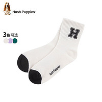 暇步士（Hush Puppies）童装儿童男女童袜子柔软舒适简约百搭童袜 奶油色 130cm