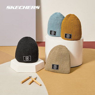 斯凯奇（Skechers）雅钻系列经典毛线帽针织帽L421U031