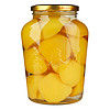 88VIP：金泰沂 新鲜水果罐头玻璃瓶装糖水黄桃罐头1060g