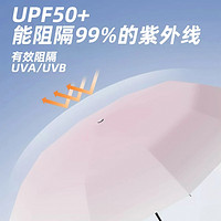 88VIP：山山 全自动雨伞晴雨两用女加固加厚1件装防紫外线太阳伞遮阳防晒