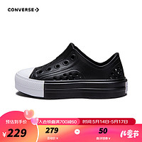 Converse匡威儿童鞋男女童洞洞鞋2024夏季儿童一脚蹬小童沙滩鞋儿童凉鞋 A09865C 26码