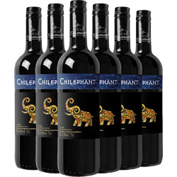 CHILEPHANT 智象 法國原酒智象炫彩干紅葡萄酒紅酒750ml