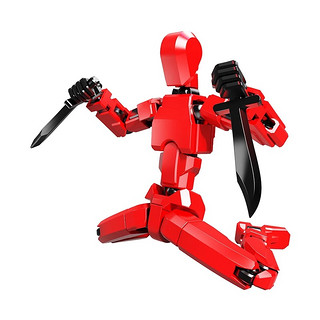 多关节可动人偶手办机械人幸运13模型摆件解压3D玩具儿童