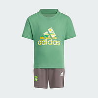 百亿补贴：adidas 阿迪达斯 男小童短袖套装
