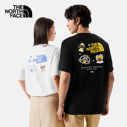 THE NORTH FACE 北面 TheNorthFace北面短袖T恤情侣款舒适透气爱心户外夏季新款|8DEM