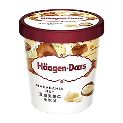 Häagen·Dazs 哈根达斯 夏威夷果仁冰淇淋 392g 赠脆皮巧克力冰淇淋