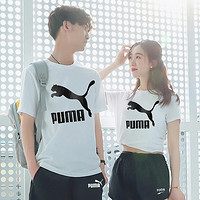 唯品尖货：PUMA 彪马 百搭经典大logo清爽透气棉质款男式女式款短袖运动T恤