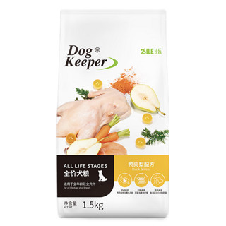 比乐守护者系列全犬成幼通用狗粮 鸭肉梨犬粮12斤（1.5kg*4）