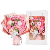 Roselita 康乃馨香皂花束七夕情人节生日礼物毕业季送女生朋友妈实用走心
