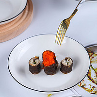 简约ins网红盘子菜盘家用陶瓷北欧式个性创意新款菜碟子餐具套装