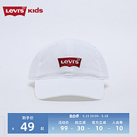 Levi's 李维斯 levis李维斯正品2023新春儿童帽子鸭舌帽学生棒球帽男女童休闲帽