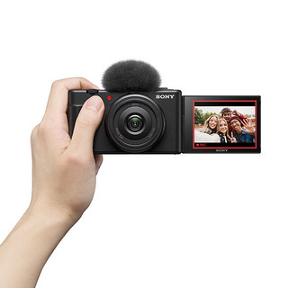 索尼（SONY）ZV-1F数码相机 创意外观滤镜/美肤拍照/大光圈/入门/超广角/Vlog 黑色