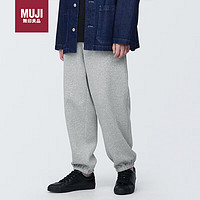 MUJI 無印良品 无印良品（MUJI）男式 毛圈棉 裤子 男士裤子男款 休闲裤 AB1LXA4S 灰色 XL