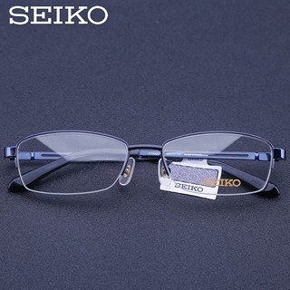 SEIKO 精工 眼镜框 H01120 金色01 商务半框