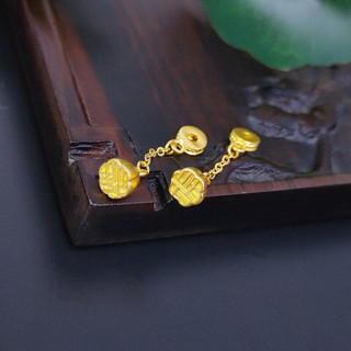 金小貅 黄金手链女足金999福满莲花手串六相花转运珠古法传承婚庆物 1.2g,六相花转运珠