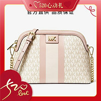 520心动礼：MICHAEL KORS 迈克·科尔斯 MK/Mott 大号老花拉链斜挎包 32T9GF5C7B173