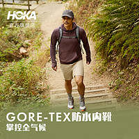 HOKA ONE ONE 男款夏季中帮轻量舒适防水户外徒步鞋TRAIL CODE GTX