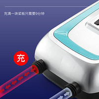 无线自动充气泵高压电动吸气SUP内置电瓶冲锋舟橡皮艇USB充电便携