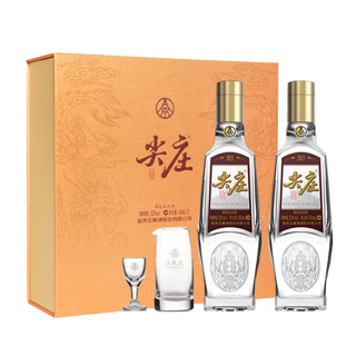 WULIANGYE 五粮液 尖庄荣光 52度 浓香型白酒 500ml*2瓶 礼盒装