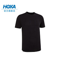 HOKA ONE ONE 男款春夏HOKA必备短袖T恤 HOKA ESSENTIAL TEE 日常 黑色 M