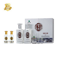 XIJIU 习酒 赠小金质100ml*2瓶 礼盒装银质习酒第三代 53度酱香白酒500ml*2瓶