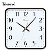 Telesonic 天王星 石英钟静音挂钟客厅个性新款家用时尚方形简约卧室钟表挂表