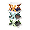 88VIP：达福芮 包邮DFR创意鞋架门口简易鞋柜宿舍多层收纳架省空间夹缝置物鞋架