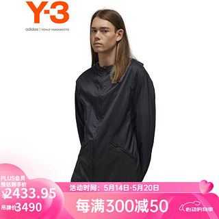 Y-3RUNNING男士夹克连帽皮肤衣跑步轻薄外套39IQ0431 黑色 S