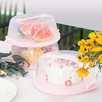 OAK 欧橡 蛋糕盒重复使用加高生日透明手提塑料盒家用便携包