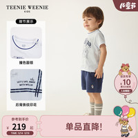 Teenie Weenie Kids小熊童装24夏季新款男宝宝航海风可爱休闲T恤