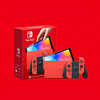百亿补贴：Nintendo 任天堂 Switch Oled 马力奥限定主机红色游戏机港版