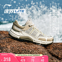 LI-NING 李宁 逸界lite RT丨户外徒步鞋男子2024简约休闲网面运动鞋AHTU003