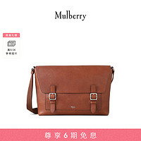 Mulberry/玛葆俪Chiltern邮差包单肩斜跨包 褐色