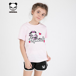 HIPANDA 你好熊猫 设计潮牌国潮 童丘比特基本T恤