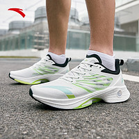 ANTA 安踏 马赫3代丨氮科技跑步鞋中考体测运动鞋男鞋 纸莎白/荧光幻彩绿/黑-5 6.5(男39)