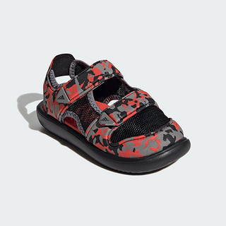 阿迪达斯 （adidas）男青少年 WATER SANDAL CT C沙滩凉鞋 IE0303 黑色 28码 