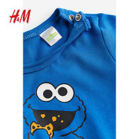 H&M HM童装婴儿宝宝家居服套装夏季童趣印花睡衣1085414