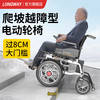 LONGWAY越野电动轮椅智能全自动轻便可折叠旅行电动轮轮椅车可配带坐便老人助力代步车