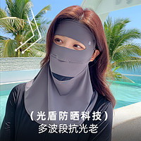 冰丝防晒面罩女遮全脸2024新款夏季防紫外线脸基尼护脖颈骑行口罩