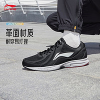 LI-NING 李宁 跑步鞋男鞋2024春夏新款透气拼接网面软底耐磨休闲运动鞋ARSU109