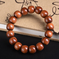 玄同 非洲黄花梨异形珠枣珠老型珠文玩男女款佛珠手链手串把玩 老型珠1.2cm*17颗