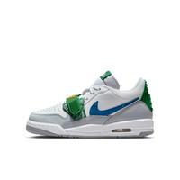 AIR JORDAN 正代系列 Air Jordan Legacy 312 Low (GS) 大童篮球鞋 CD9054-140 白/工业蓝/狼灰/松绿/沙丘红/大学金 38