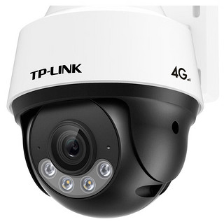 TP-LINK 4G监控摄像头 家用室内外防水全彩高清夜视监控器 360度全景旋转云台手机远程 【单镜头/单画面】400万4G全网通 64G
