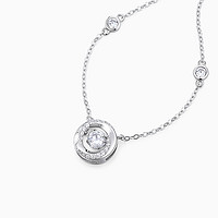 KADER 卡蒂罗 璀璨之心项链女925银小众设计锁骨链520情人节礼物送女友